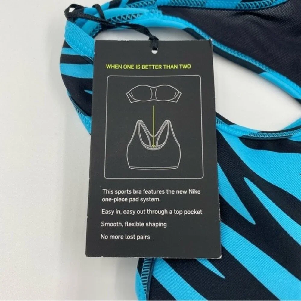 NWT - Nike Zebra Swoosh Sports Bra
